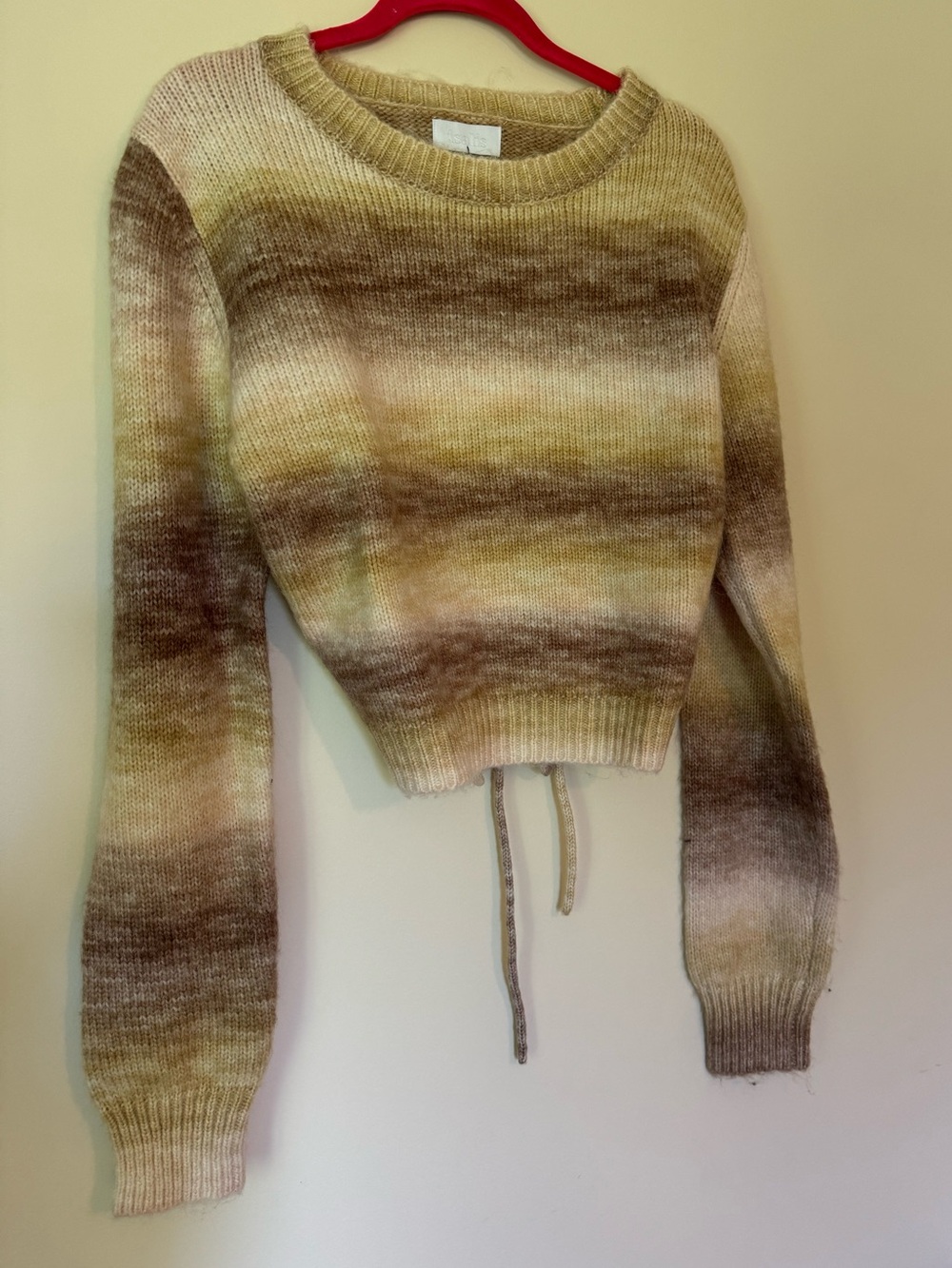 Open back sweater